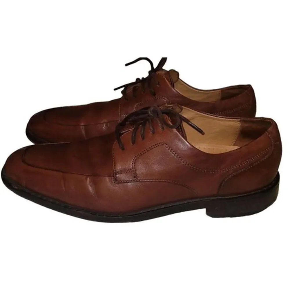 Cole Haan Martino Brown Leather‎ Apron Toe Oxford Lace Up Shoe Men's 8:5